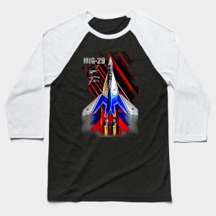 MIG-29 Fighterjet Baseball T-Shirt